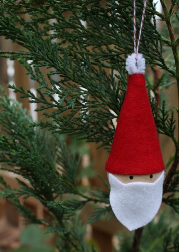 дед мороз, санта клаус, новый год, рождество, украшение на елку